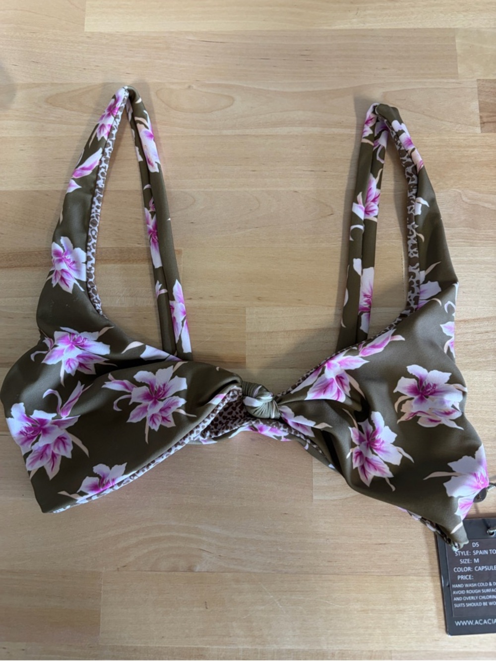 ACACIA Spain top - capsule Aloha size M NWT